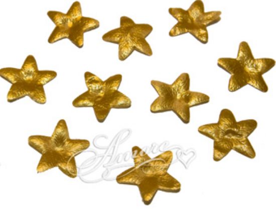 Picture of Silk Rose Petals Gold Stars
