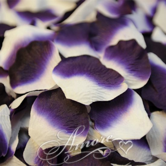 Picture of Silk Rose Petals Lapis White