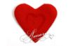 Picture of Silk Rose Petals Heart Shape I Love You-Red