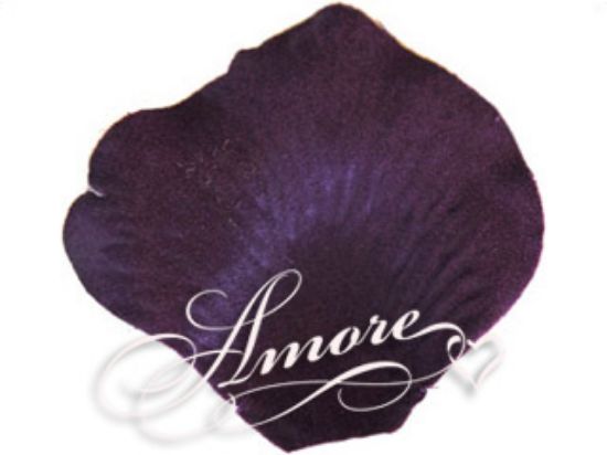 Picture of Silk Rose Petals Lapis Deep-Purple