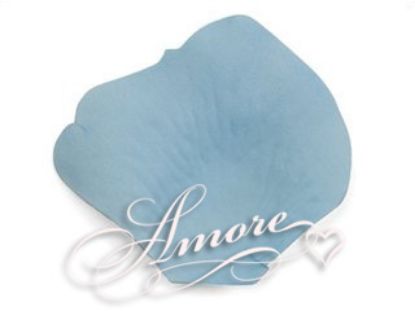 Picture of Silk Rose Petals Pool (Blue-Aqua)